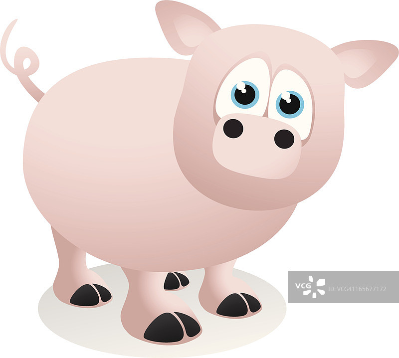 卡通小猪图片素材
