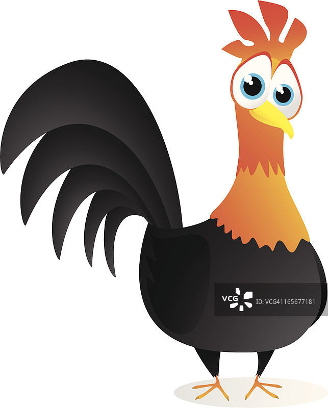 卡通小公鸡图片素材