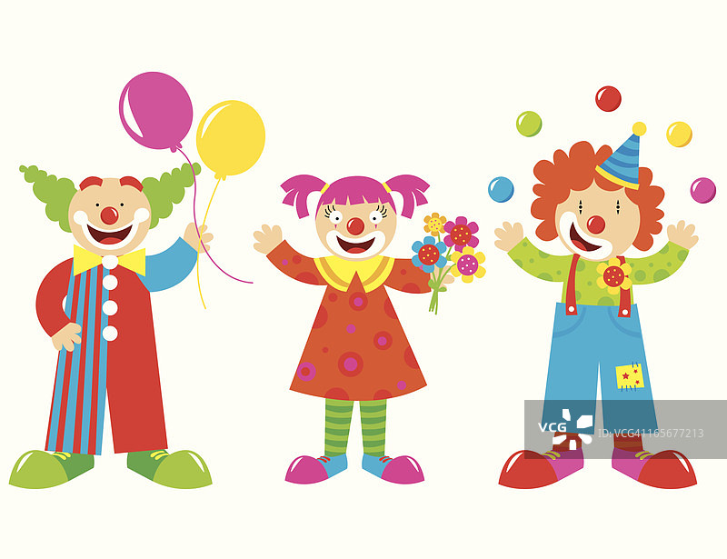 快乐的小丑图片素材