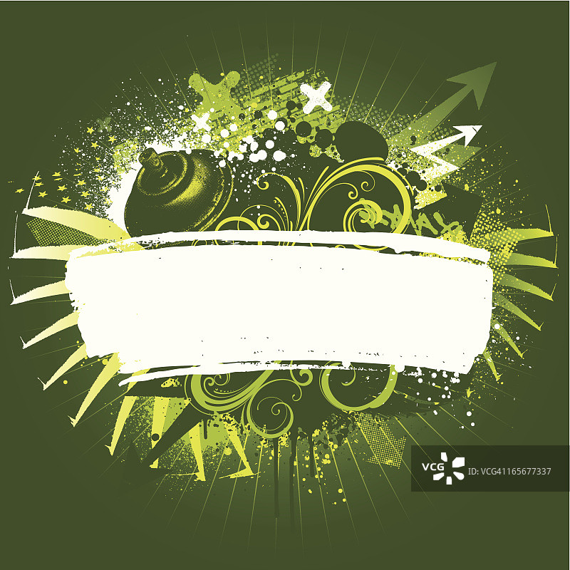 绿色涂鸦背景图片素材