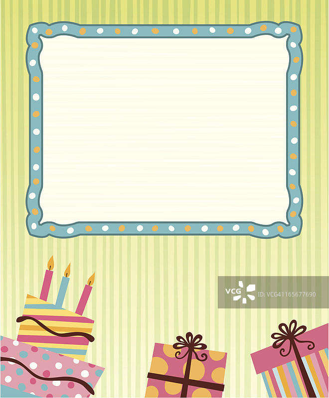 复古生日背景图片素材