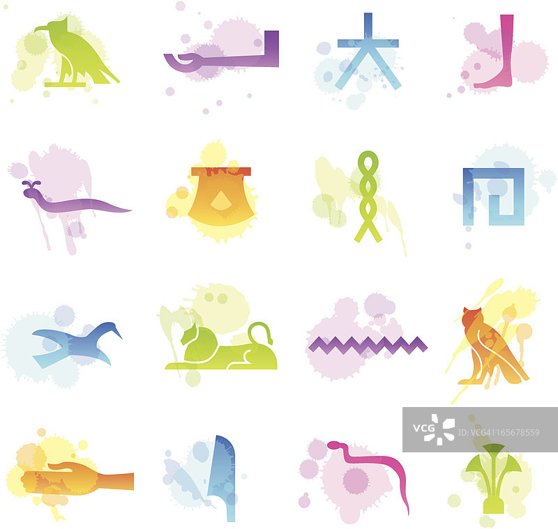 污渍图标 - 象形文字图片素材