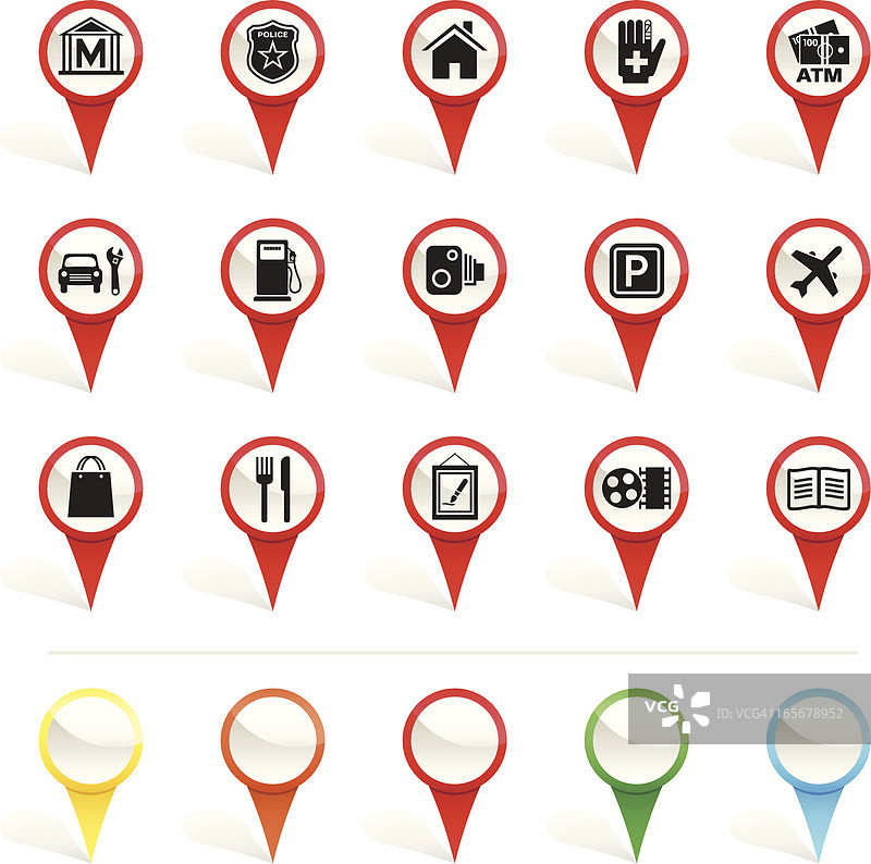 地图图钉图片素材