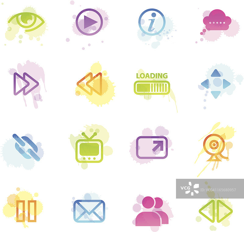 污渍图标 - IPlayer界面图片素材