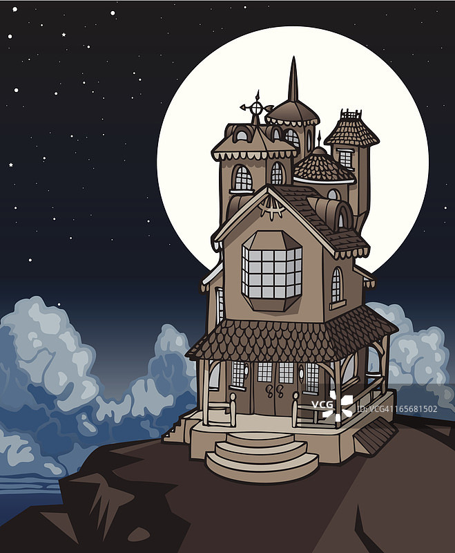 鬼屋大厦图片素材