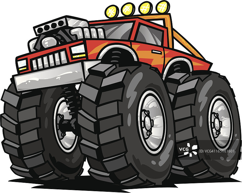 怪兽卡车图片素材