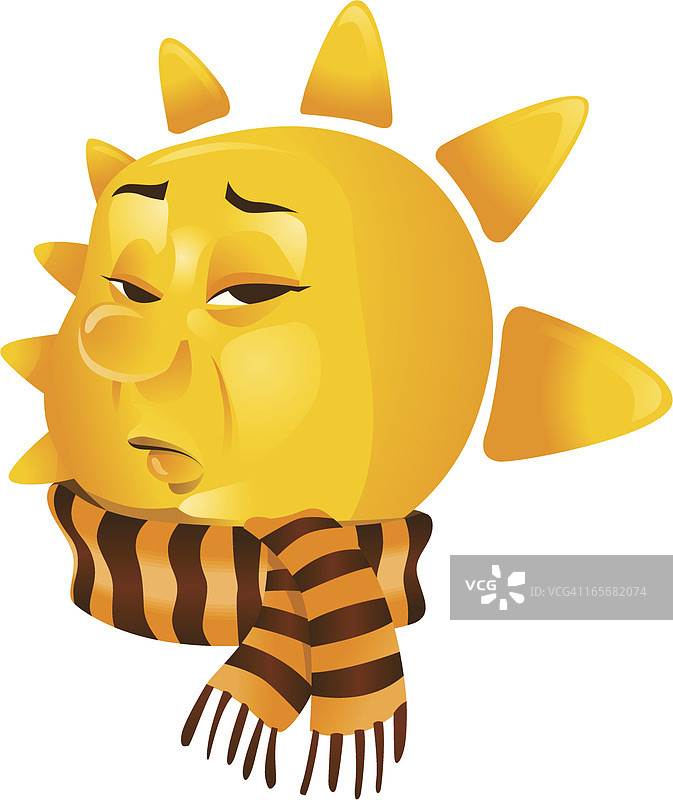太阳变冷图片素材