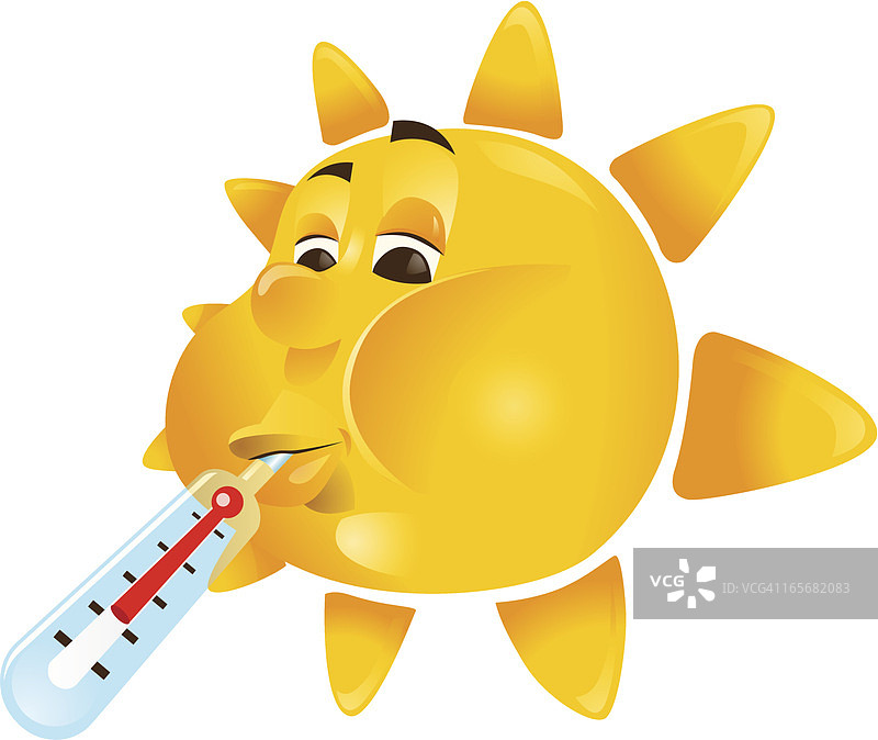 太阳升高温度图片素材