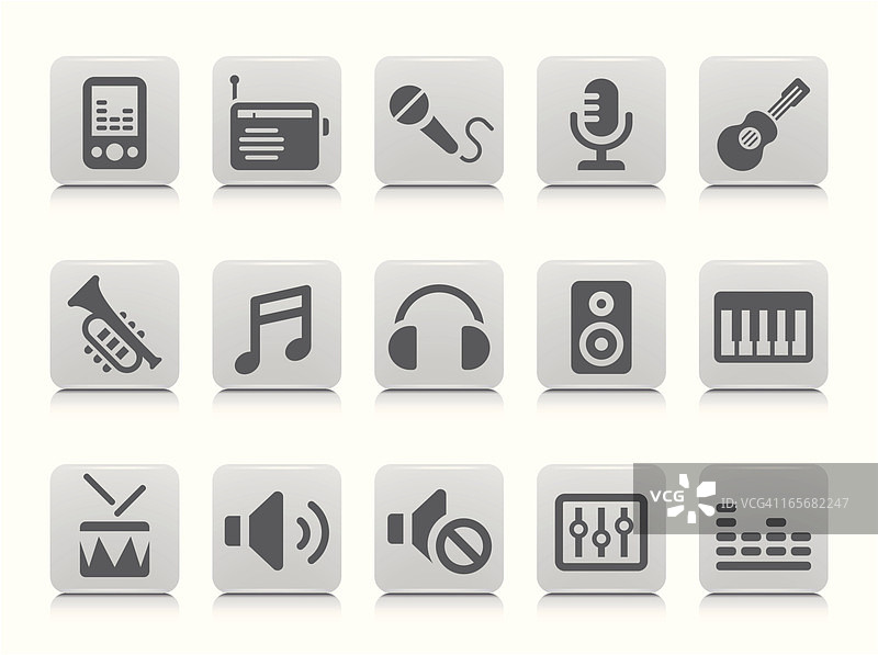音乐图标合集图片素材