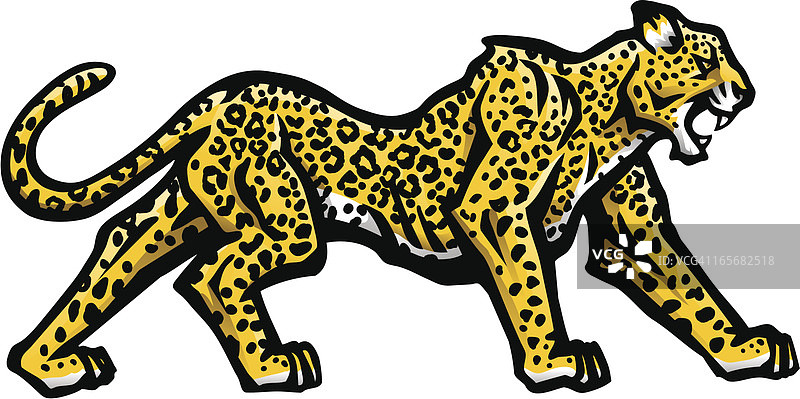 猎豹潜行图片素材