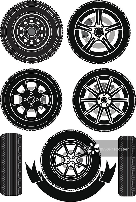 车轮和轮胎图片素材