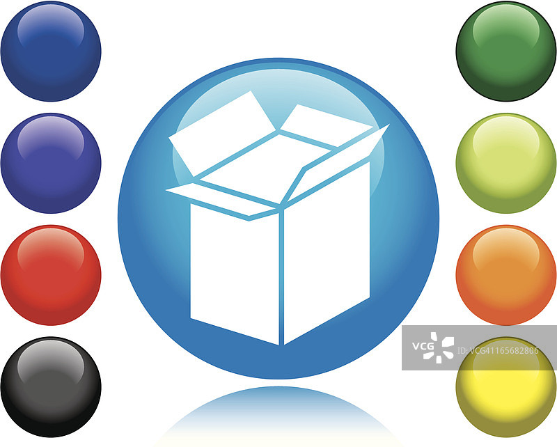 货运箱图标图片素材