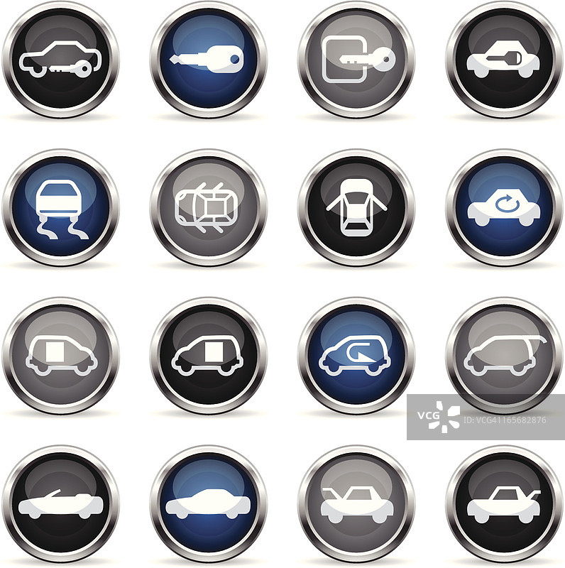 高光图标 - 汽车控制指示器图片素材