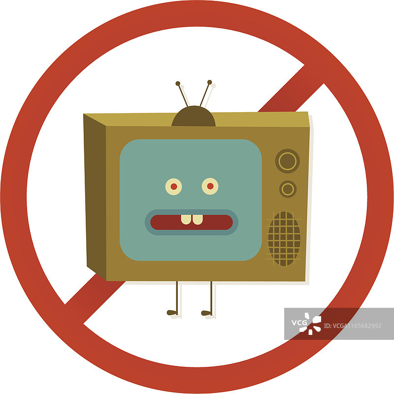 禁止电视图标图片素材