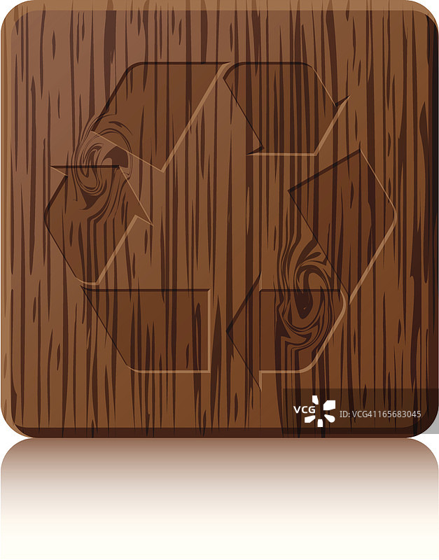 木质回收图标图片素材