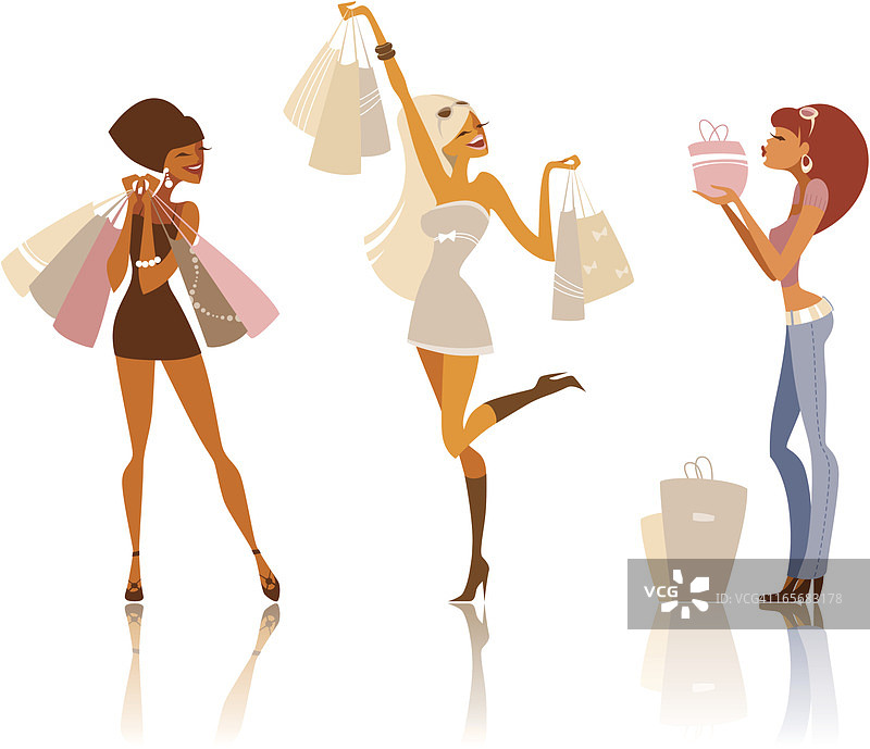 购物乐趣图片素材