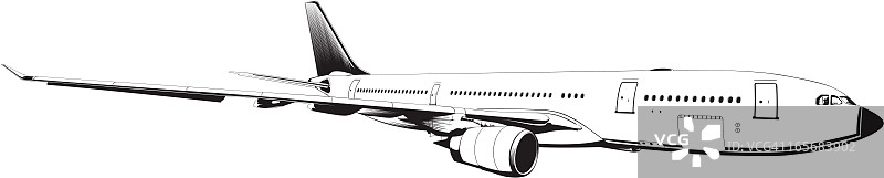 飞行中的飞机图片素材