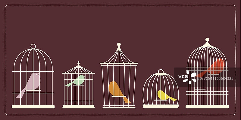 简单的鸟笼图片素材