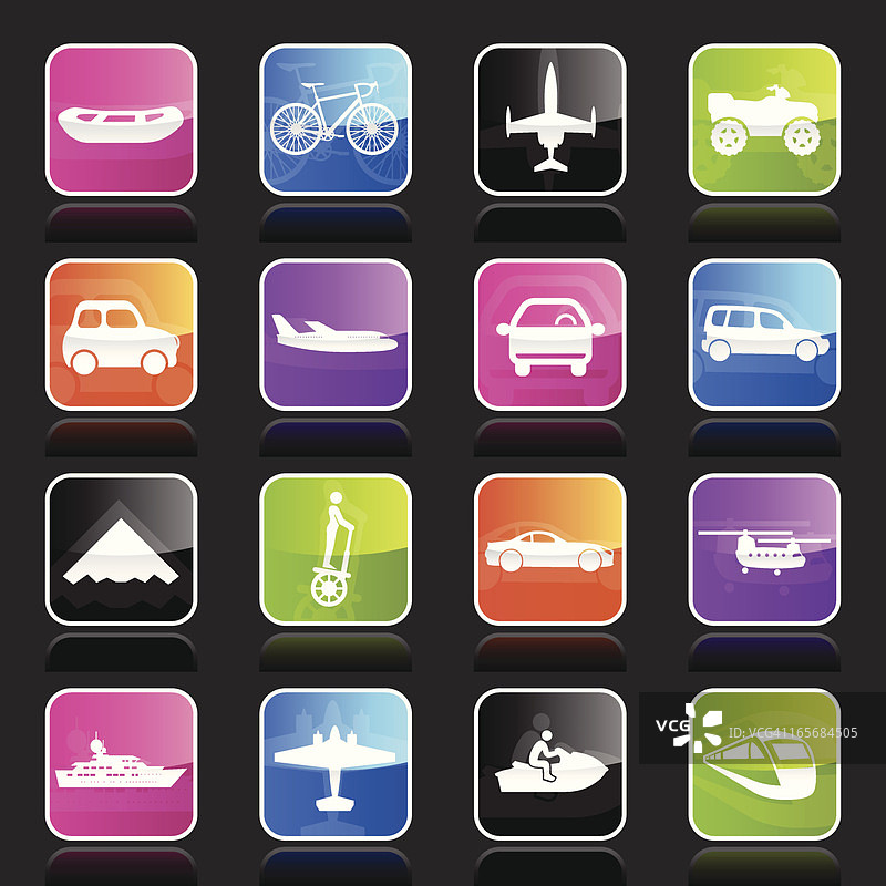 Ubergloss图标 - 交通运输图片素材