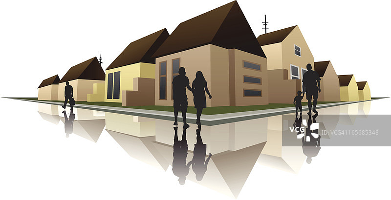 城市住宅楼图片素材