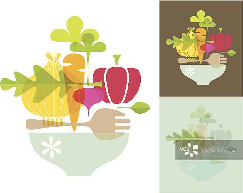 美味鲜沙拉图片素材