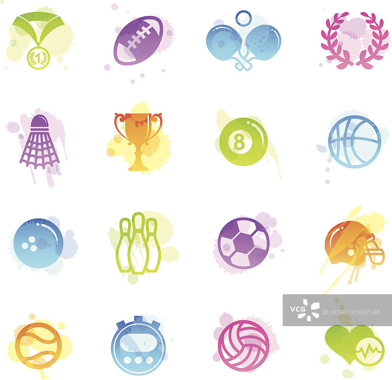 体育运动污渍图标图片素材