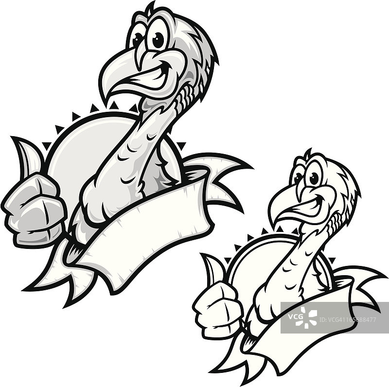 兴奋的土耳其黑白照片图片素材