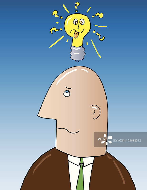 愚蠢的想法图片素材