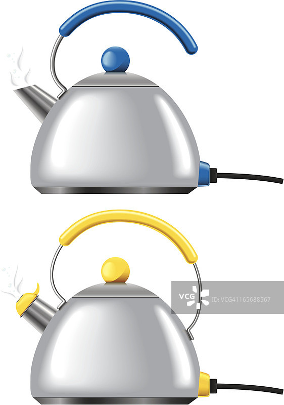 彩色水壶图片素材