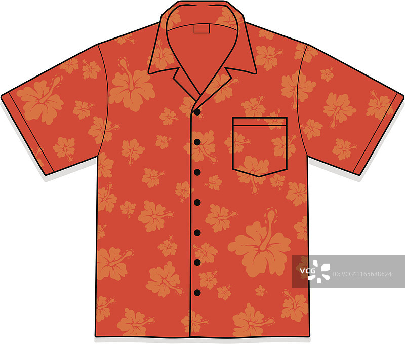 夏威夷衬衫图片素材