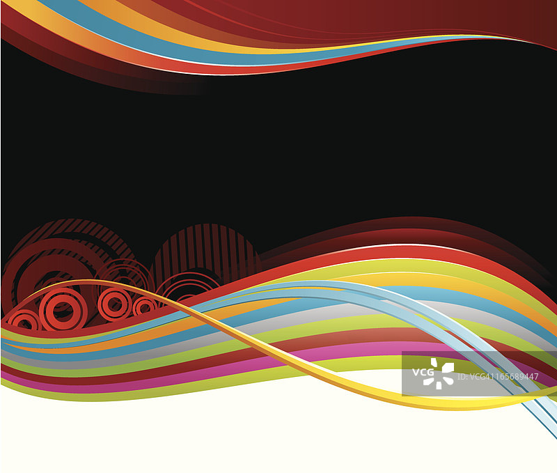 彩虹流动图片素材