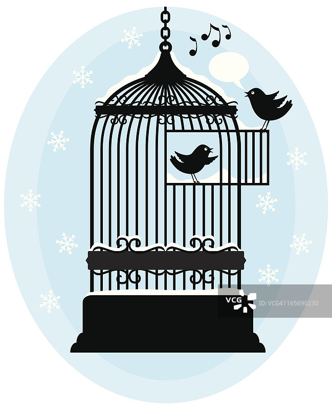 圣诞节崔弟鸟图片素材