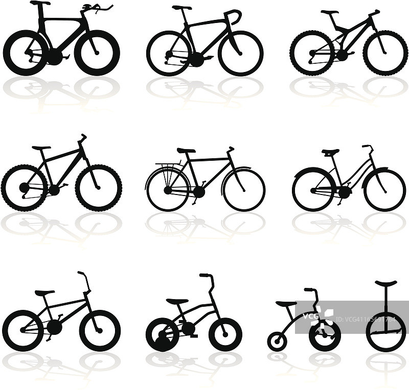 各种自行车图片素材
