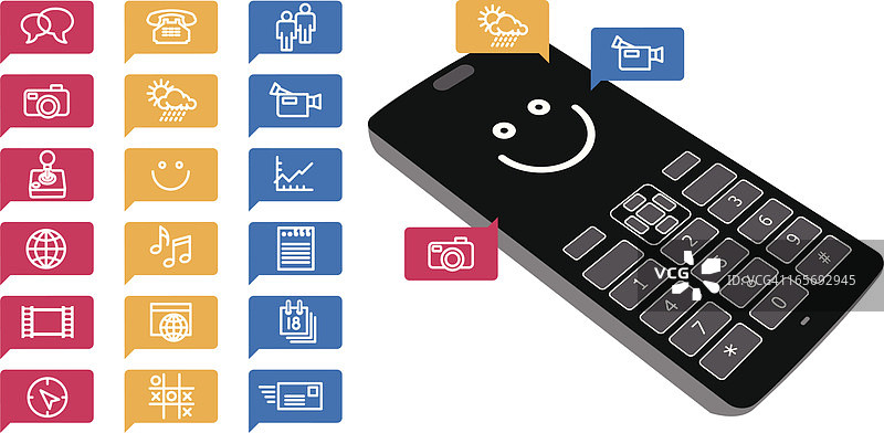 手机 - 图标功能图片素材