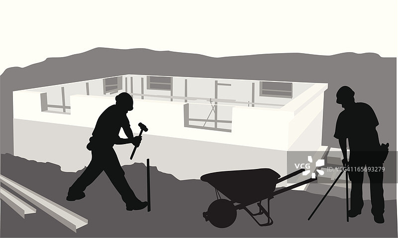 地基矢量轮廓图片素材