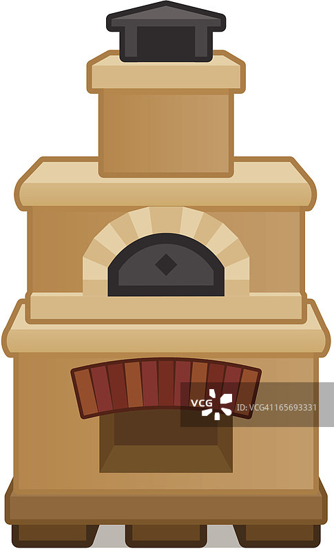 砖砌烤箱图片素材