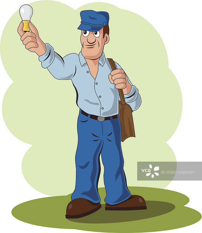 电工卡通图片素材