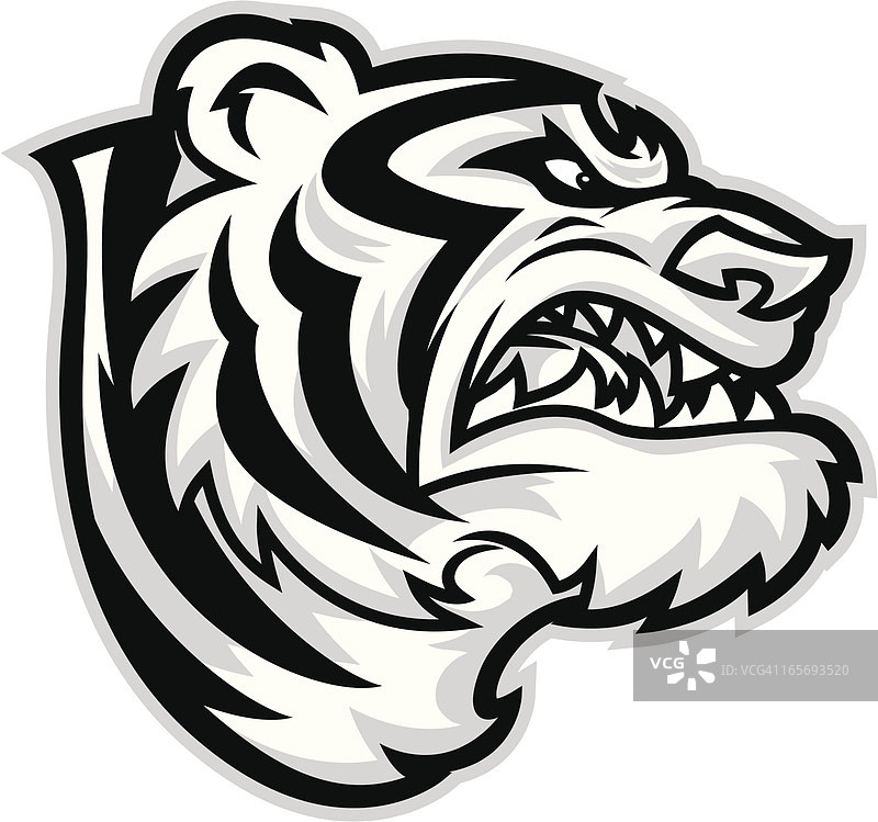 老虎头吉祥物图片素材