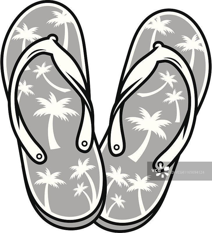 沙滩凉鞋图片素材