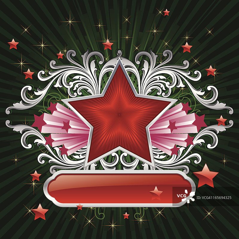 复古星星背景图片素材