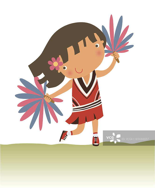 啦啦队长图片素材