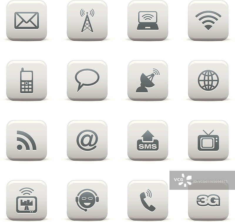 通信图标合集图片素材