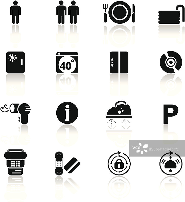 酒店住宿附加设施|石墨系列图片素材