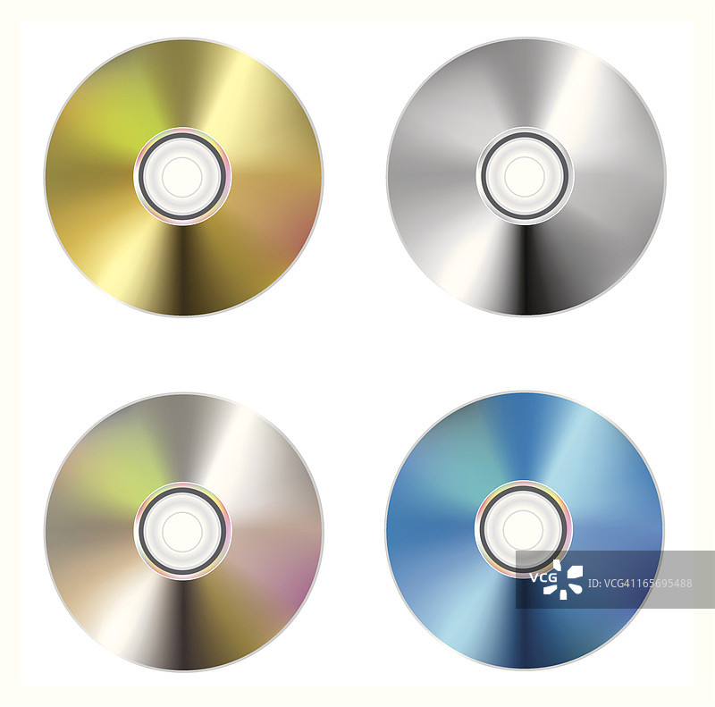 CD/DVD彩色光盘图片素材