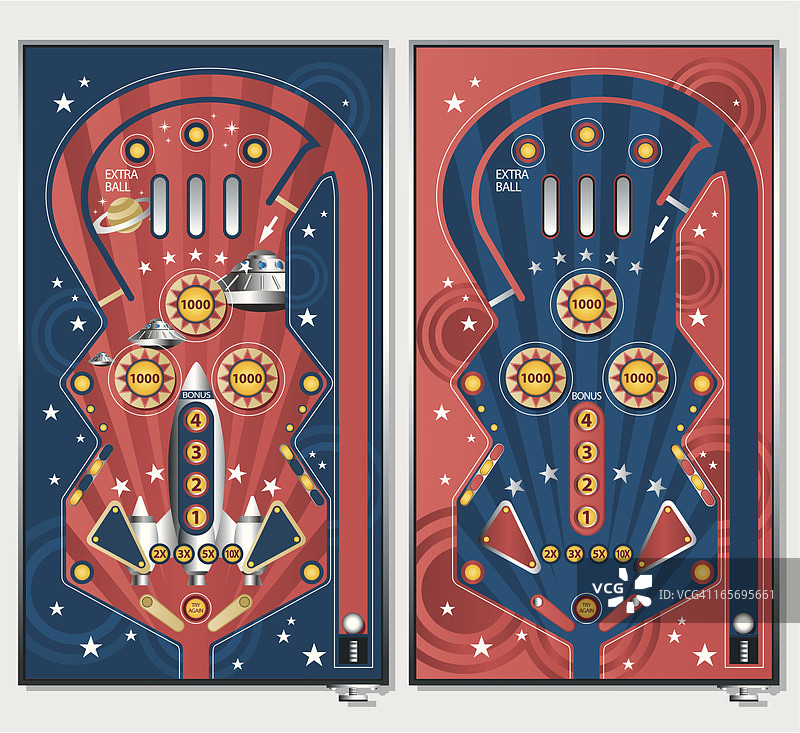 复古弹珠机图片素材