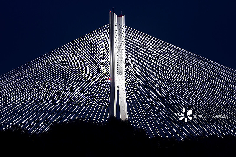 斜拉桥图片素材