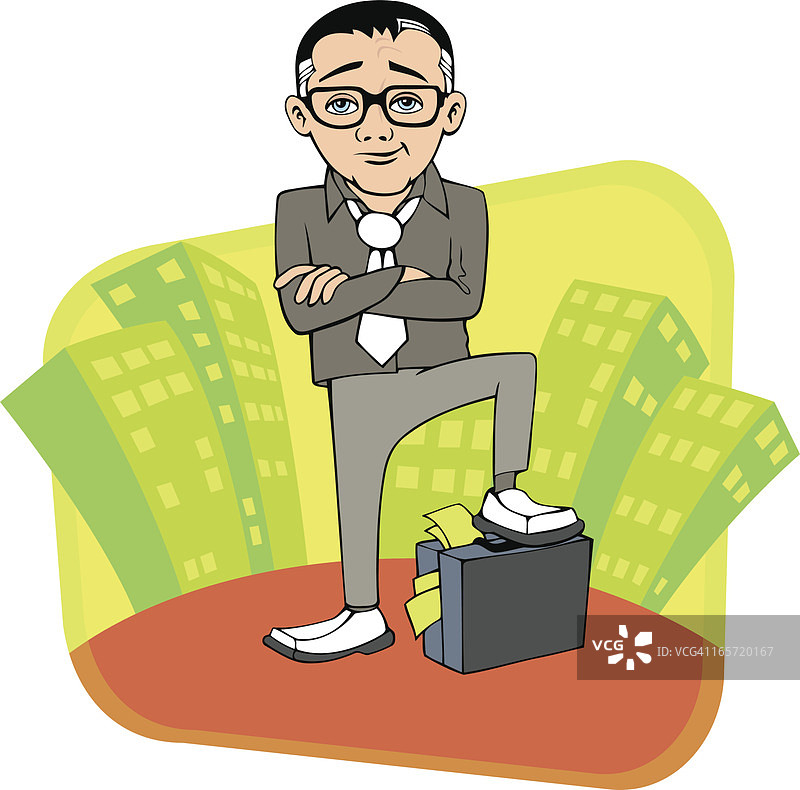 富有的聪明人图片素材