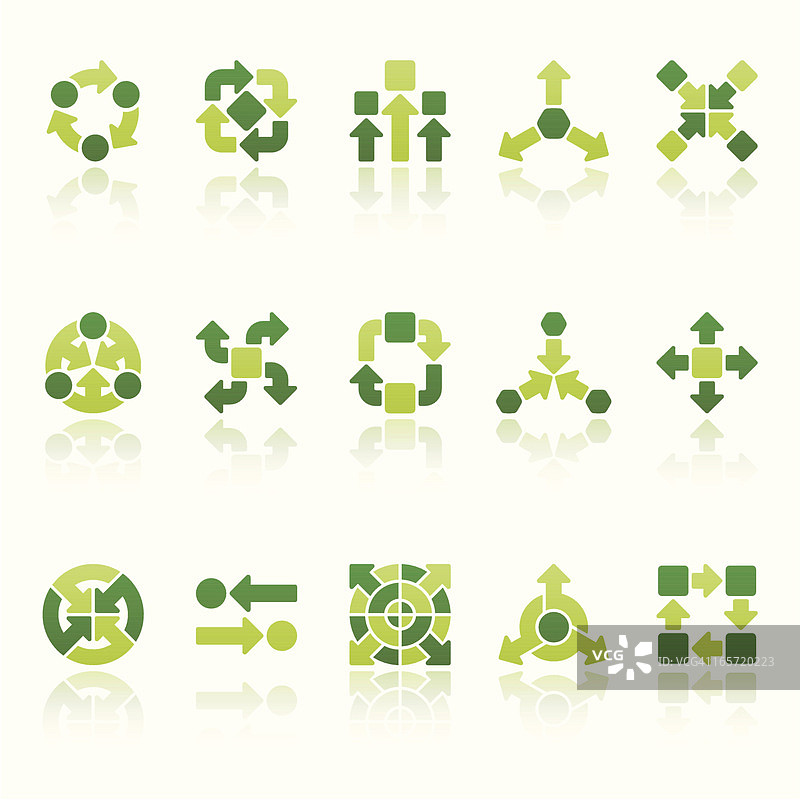 箭头符号集合VI图片素材