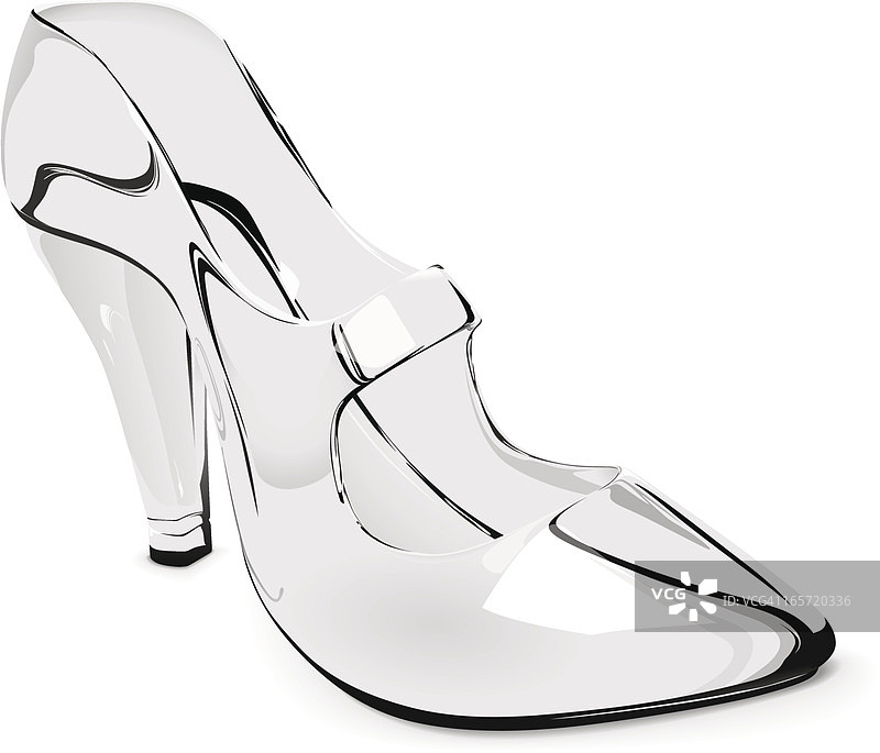 玻璃拖鞋图片素材