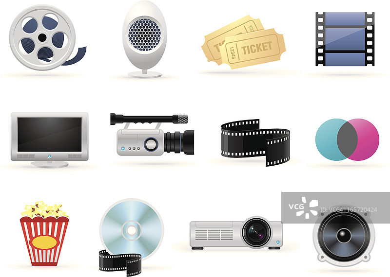 电影图标合集图片素材
